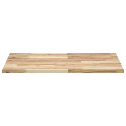 bordplade 100x60x2 cm rektangulær massivt akacietræ