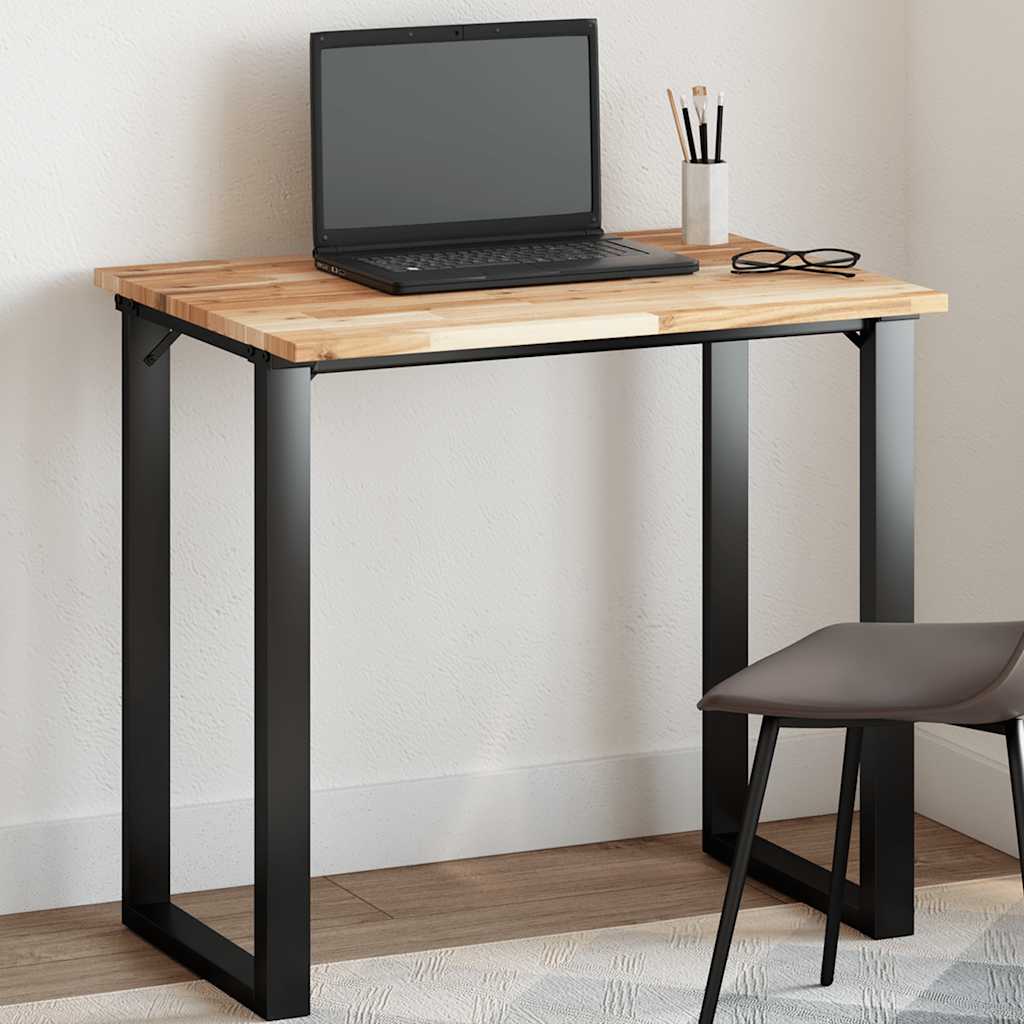 bordplade 100x60x2 cm rektangulær massivt akacietræ