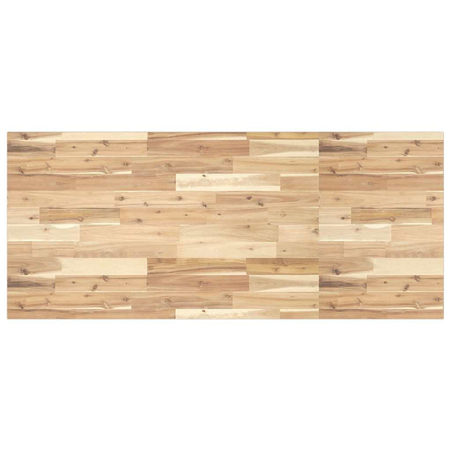 bordplade 120x60x2 cm rektangulær massivt akacietræ