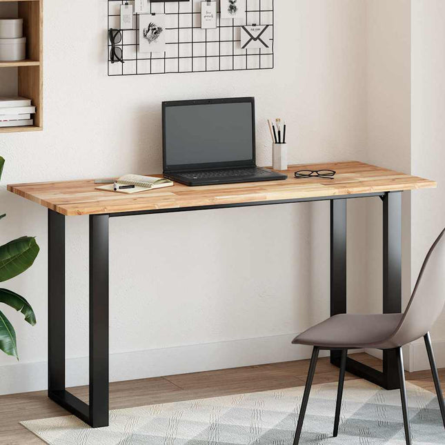 bordplade 120x60x2 cm rektangulær massivt akacietræ