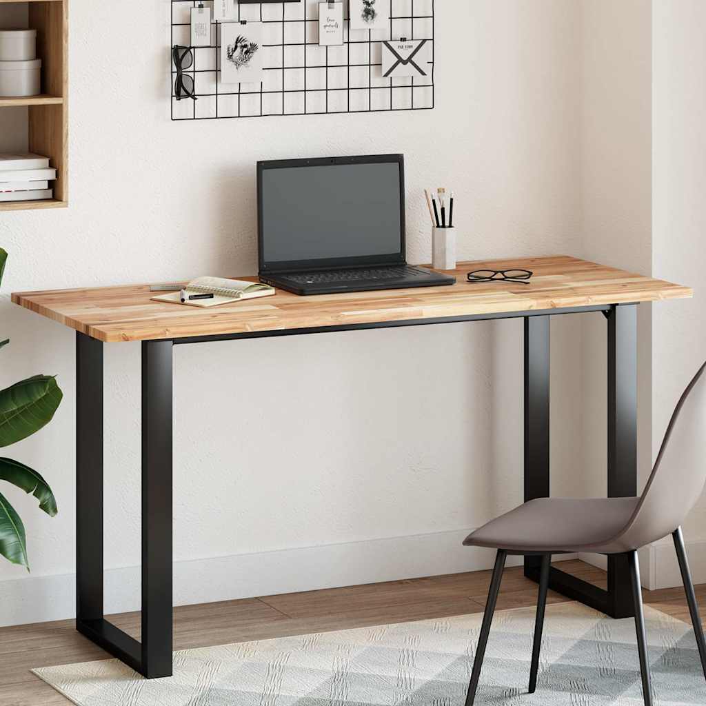 bordplade 120x60x2 cm rektangulær massivt akacietræ billede