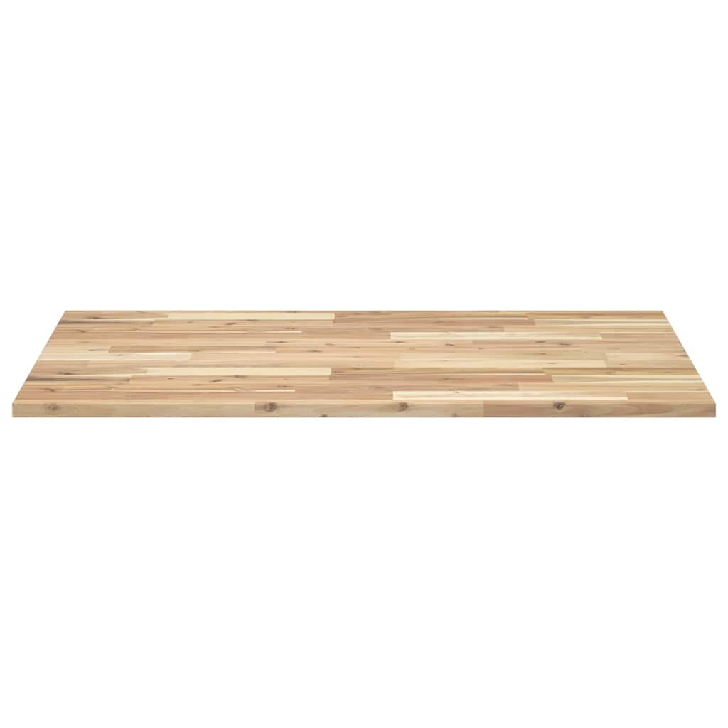 bordplade 80x70x2 cm rektangulær massivt akacietræ