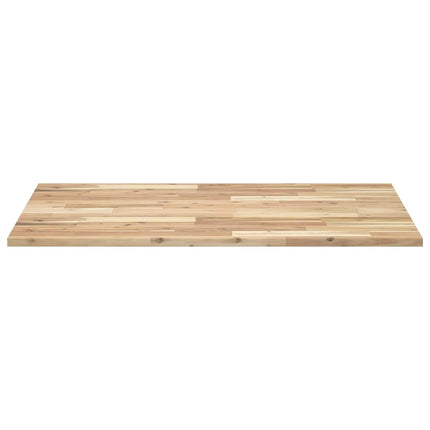 bordplade 80x70x2 cm rektangulær massivt akacietræ