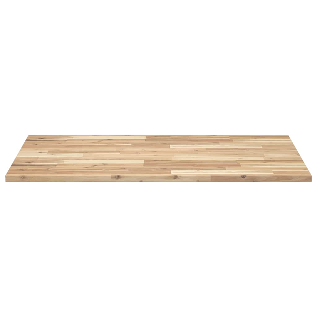 bordplade 100x70x2 cm rektangulær massivt akacietræ