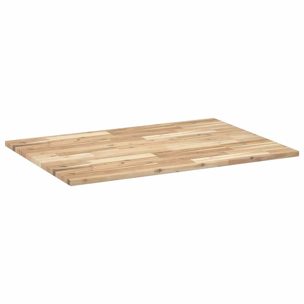 bordplade 120x70x2 cm rektangulær massivt akacietræ