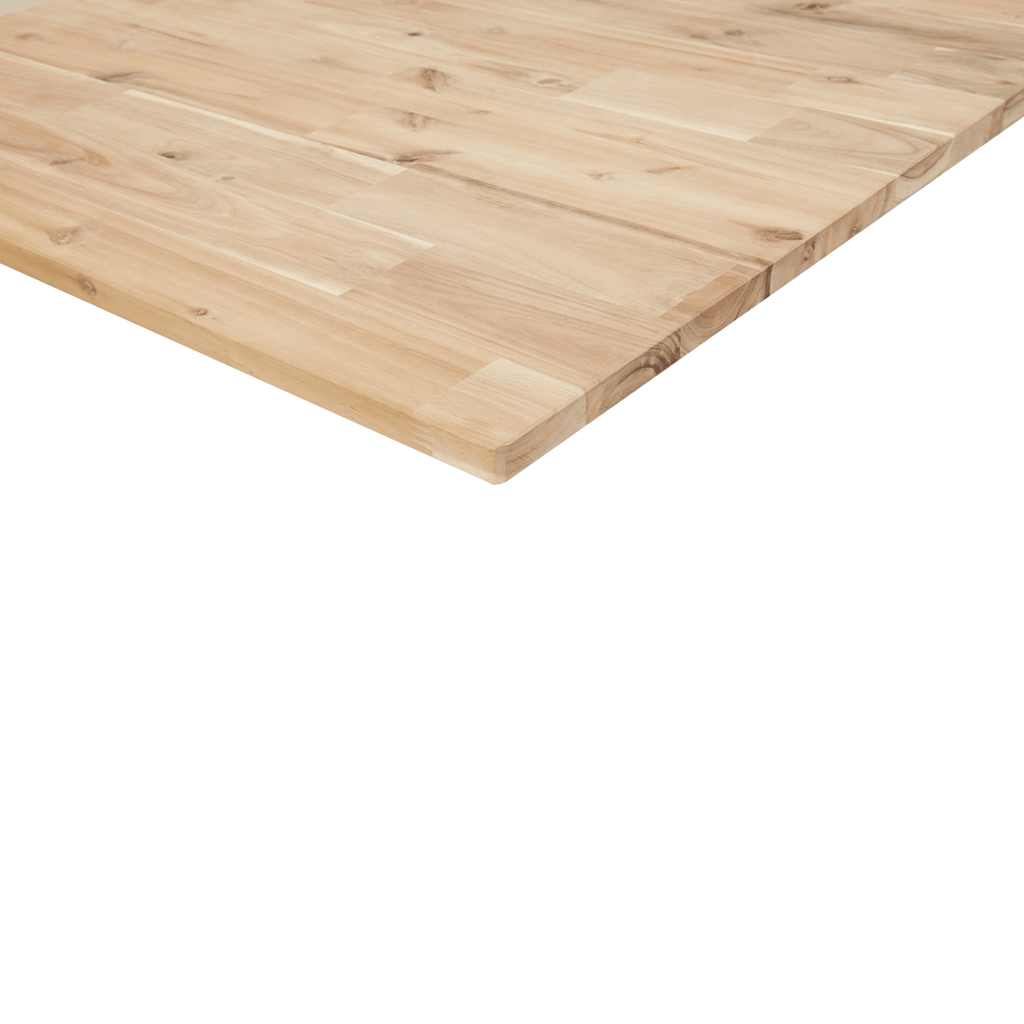 bordplade 120x70x2 cm rektangulær massivt akacietræ