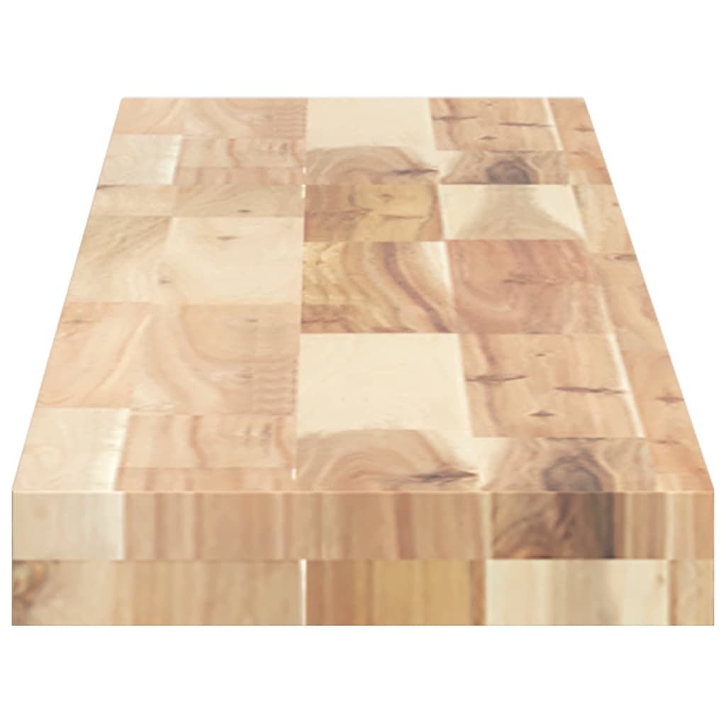 bordplade 120x20x4 cm rektangulær massivt akacietræ