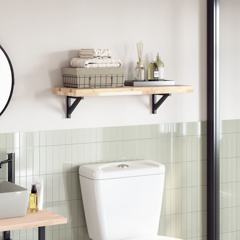 bordplade 80x30x4 cm rektangulær massivt akacietræ billede