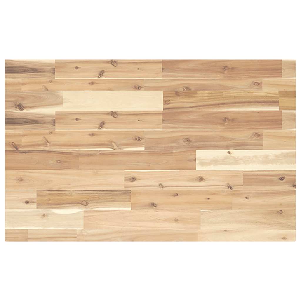 bordplade 80x50x4 cm rektangulær massivt akacietræ