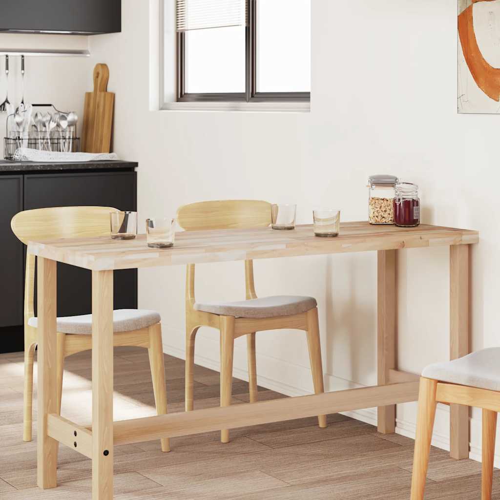 bordplade 160x50x4 cm rektangulær massivt akacietræ