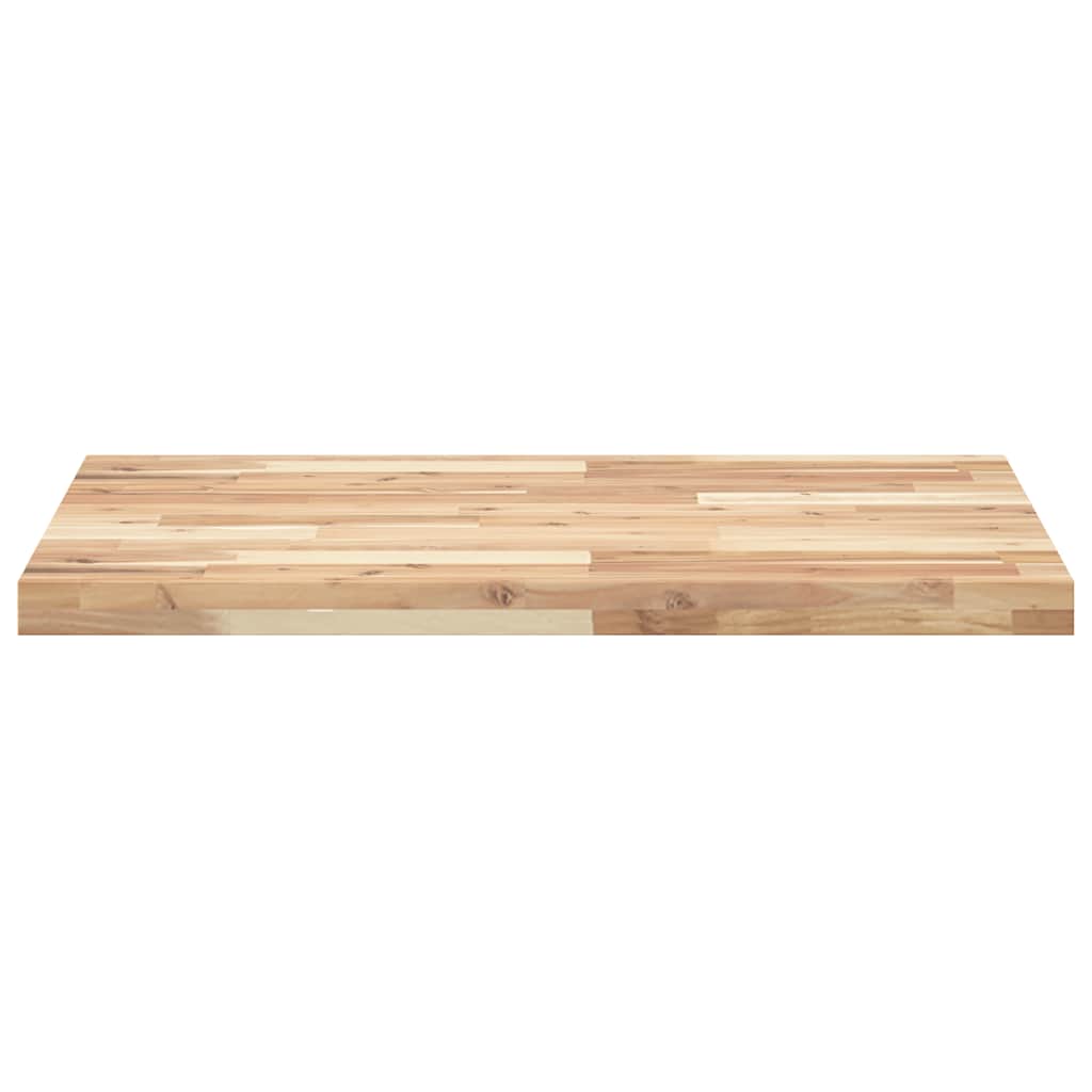 bordplade 80x60x4 cm rektangulær massivt akacietræ