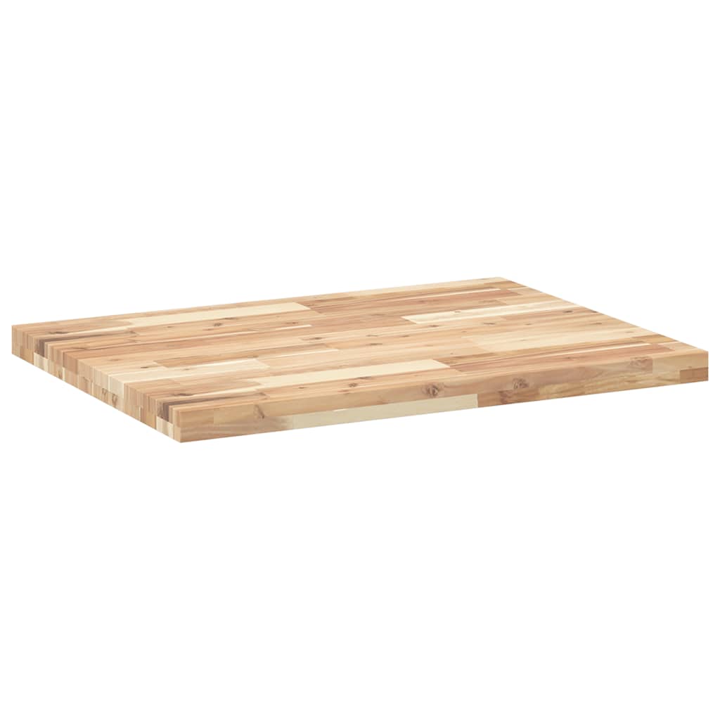 bordplade 100x60x4 cm rektangulær massivt akacietræ