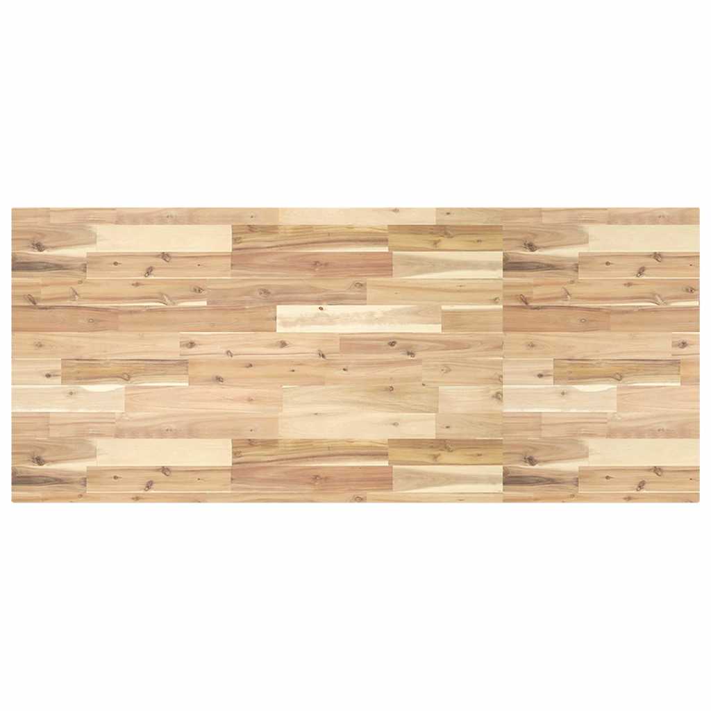 bordplade 120x60x4 cm rektangulær massivt akacietræ