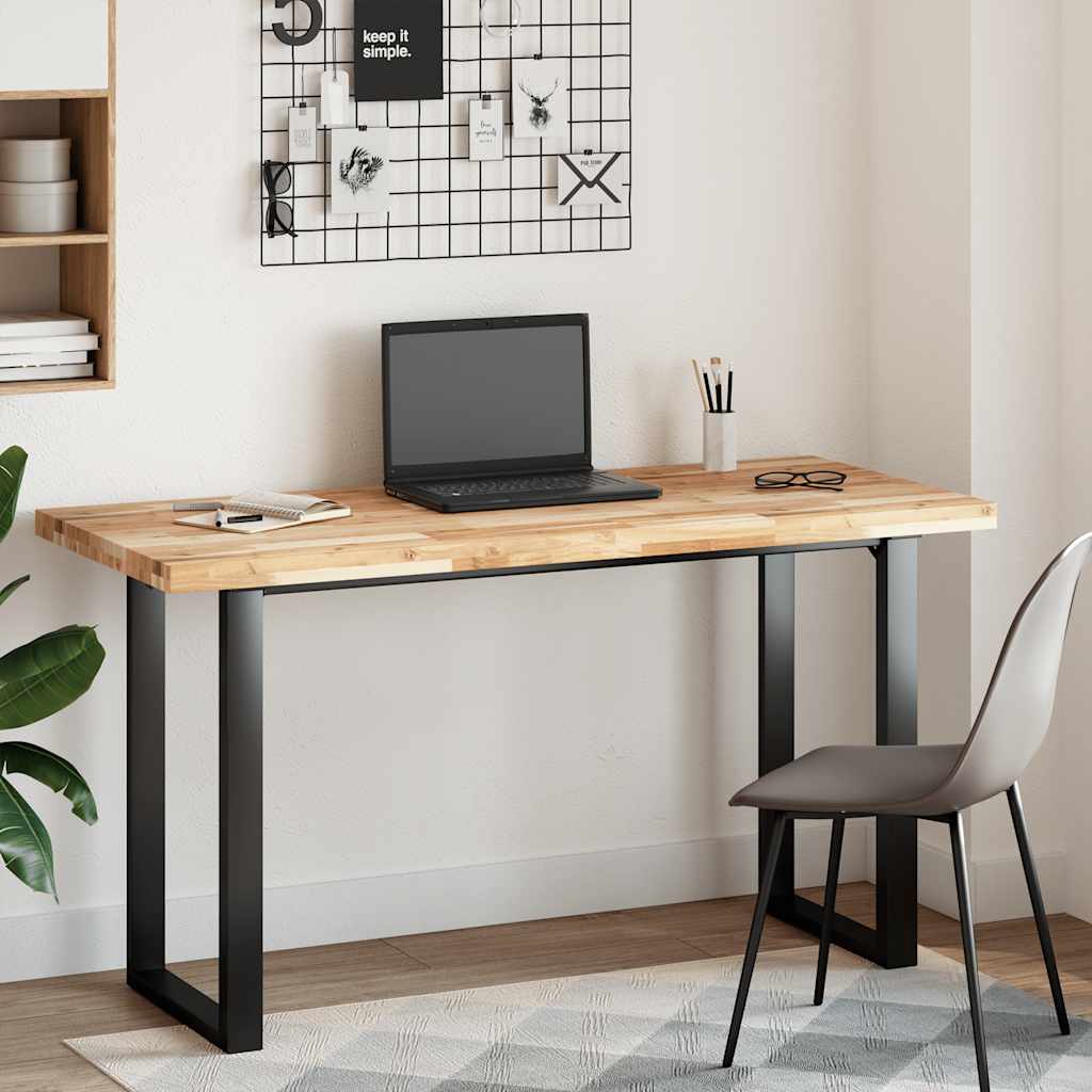 bordplade 120x60x4 cm rektangulær massivt akacietræ