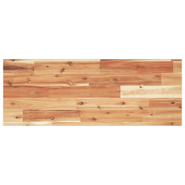 bordplade 100x30x2 cm rektangulær massivt akacietræ
