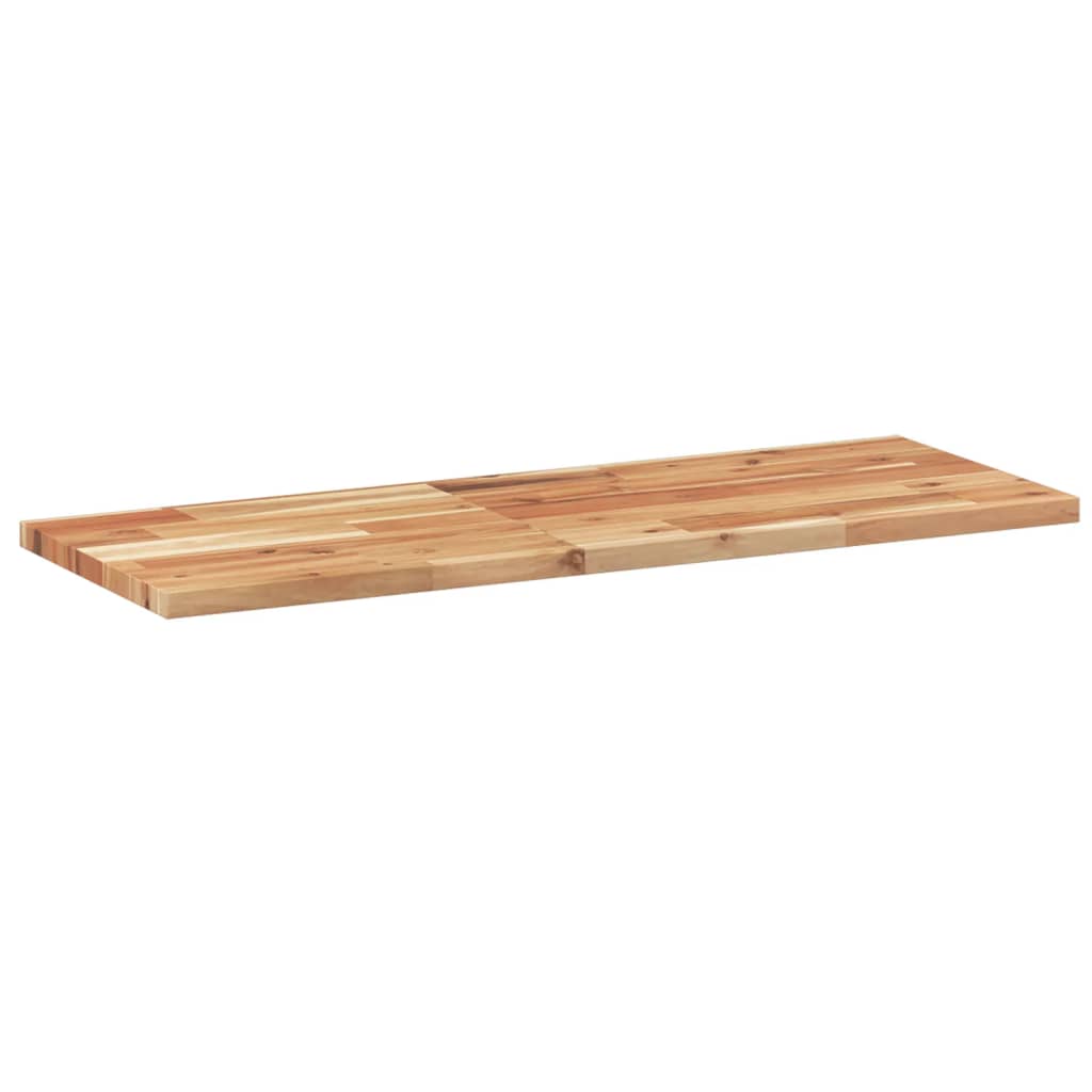 bordplade 100x30x2 cm rektangulær massivt akacietræ