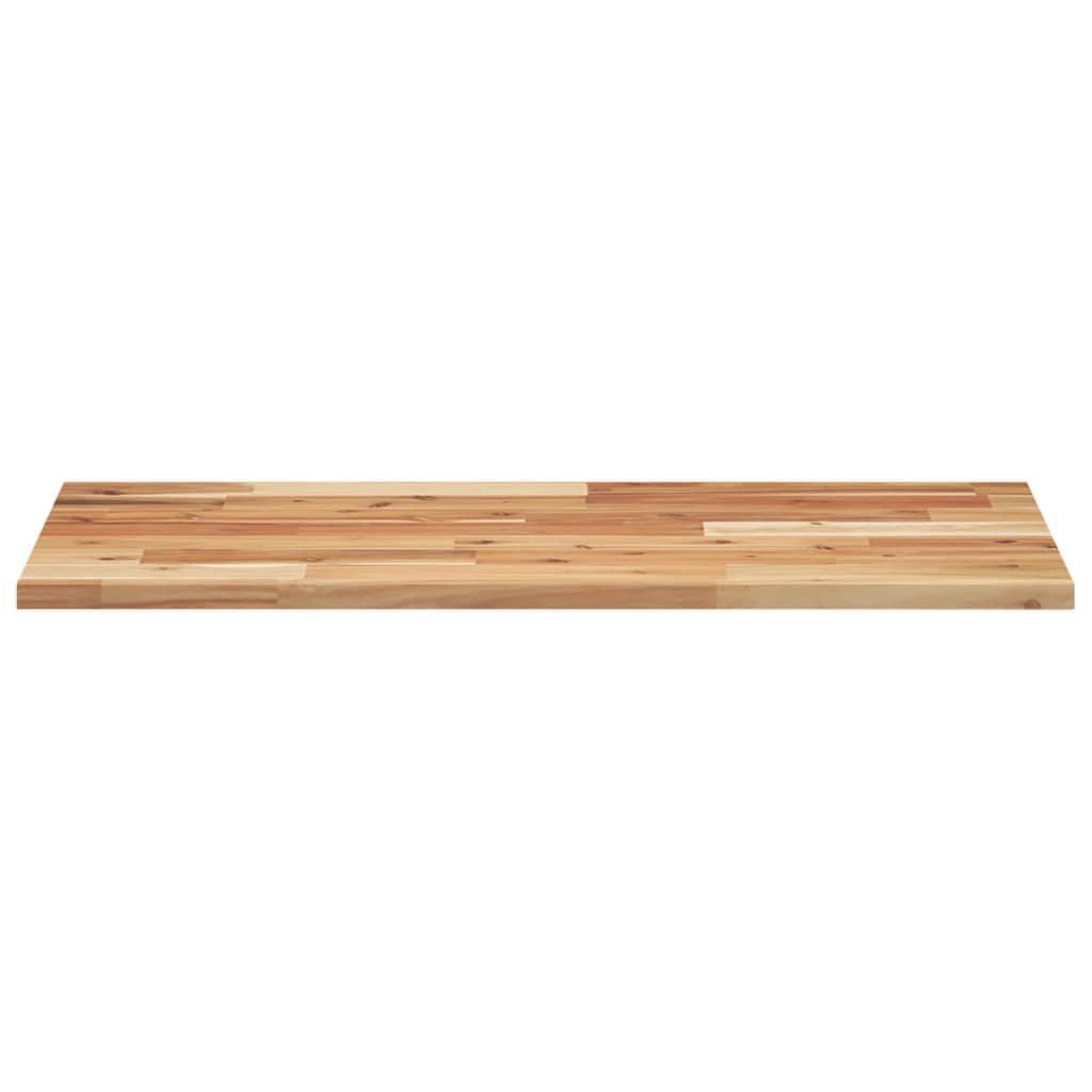 bordplade 80x40x2 cm rektangulær massivt akacietræ