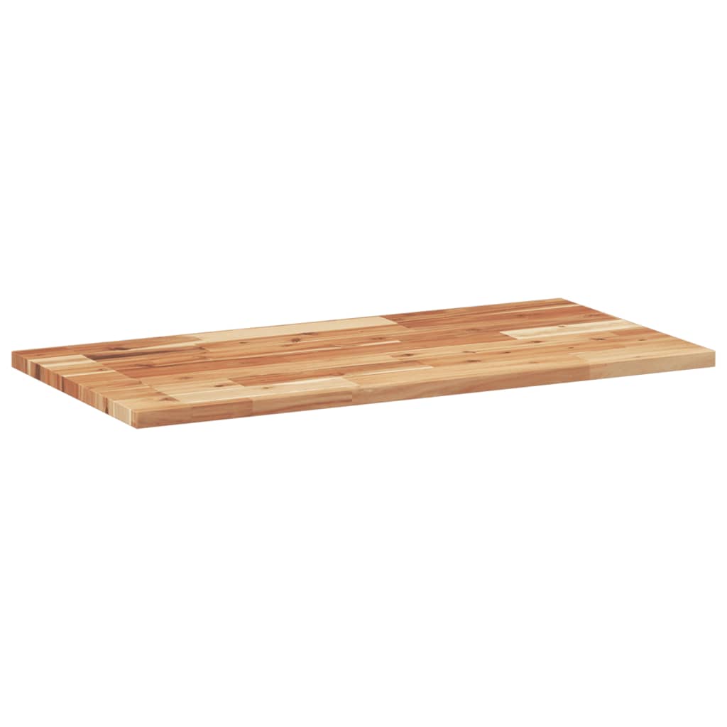 bordplade 80x40x2 cm rektangulær massivt akacietræ