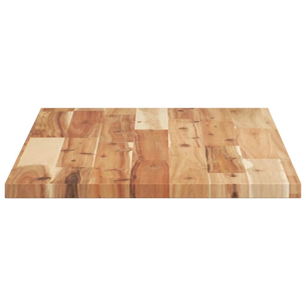 bordplade 80x40x2 cm rektangulær massivt akacietræ