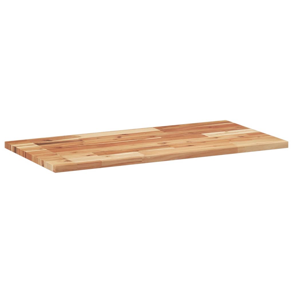 bordplade 80x40x2 cm rektangulær massivt akacietræ