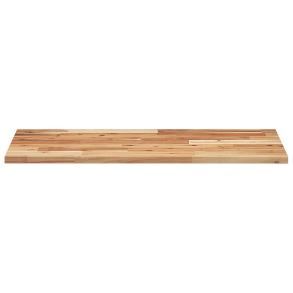 bordplade 100x40x2 cm rektangulær massivt akacietræ