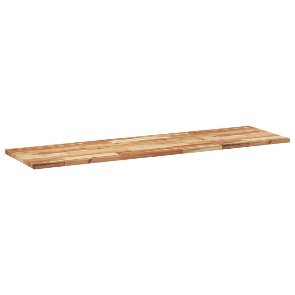 bordplade 140x40x2 cm rektangulær massivt akacietræ