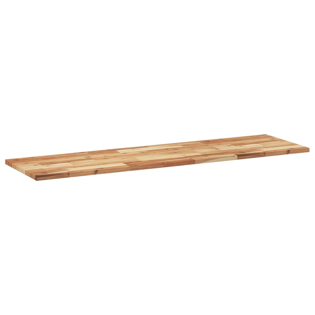 bordplade 140x40x2 cm rektangulær massivt akacietræ