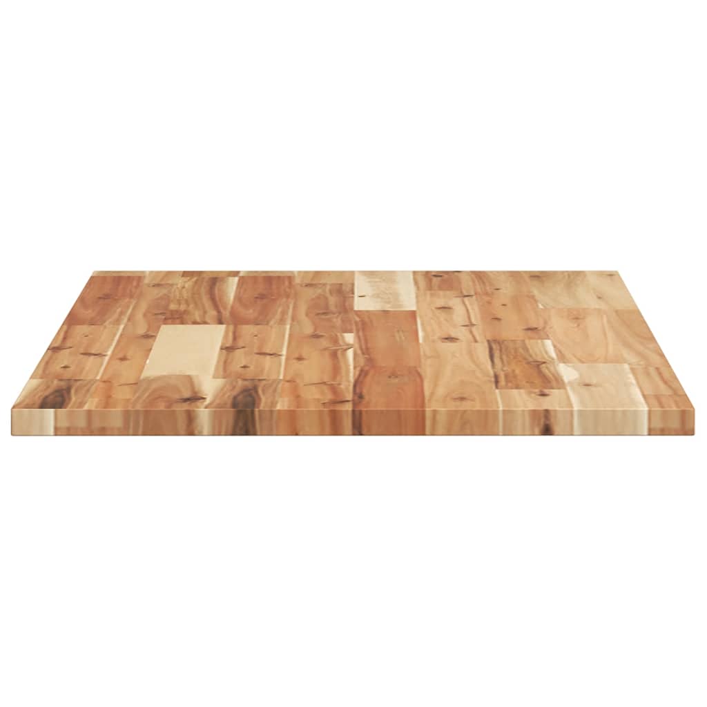 bordplade 60x50x2 cm massivt akacietræ rektangulær
