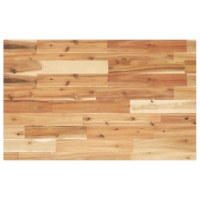 bordplade 80x50x2 cm rektangulær massivt akacietræ