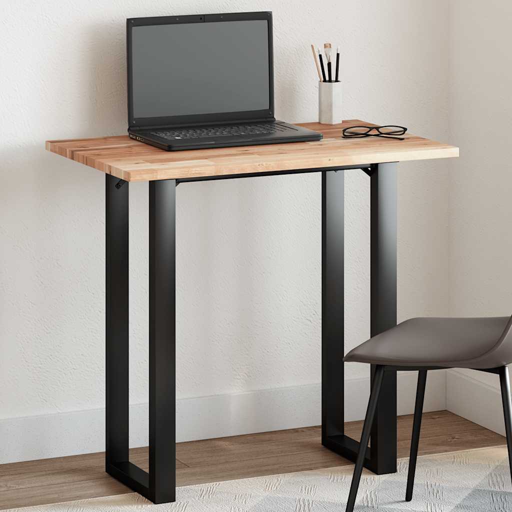 bordplade 80x50x2 cm rektangulær massivt akacietræ billede