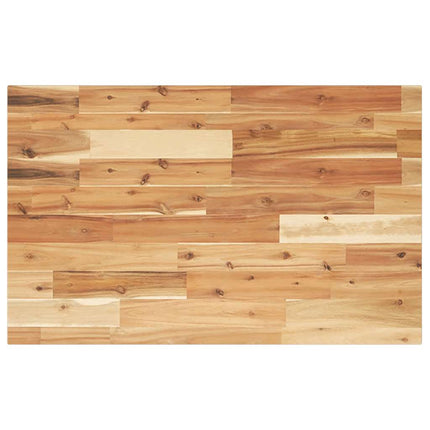 bordplade 100x50x2 cm rektangulær massivt akacietræ