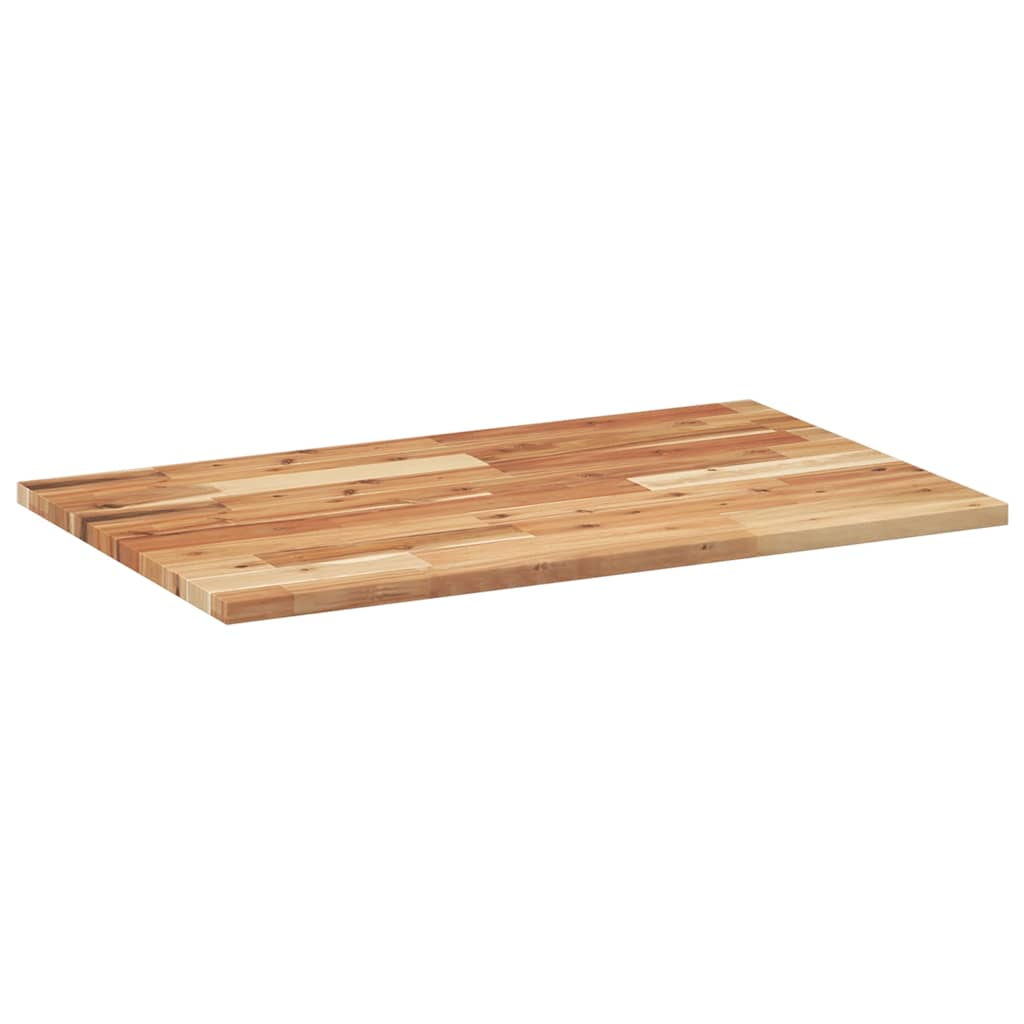 bordplade 100x50x2 cm rektangulær massivt akacietræ