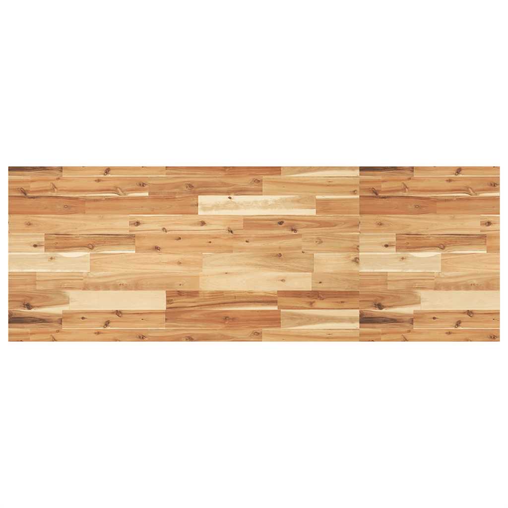 bordplade 120x50x2 cm rektangulær massivt akacietræ