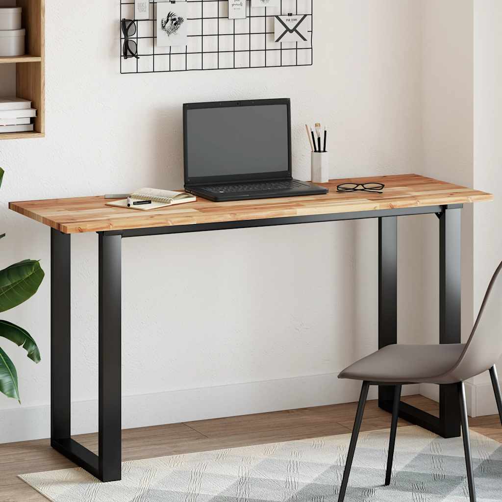 bordplade 120x50x2 cm rektangulær massivt akacietræ