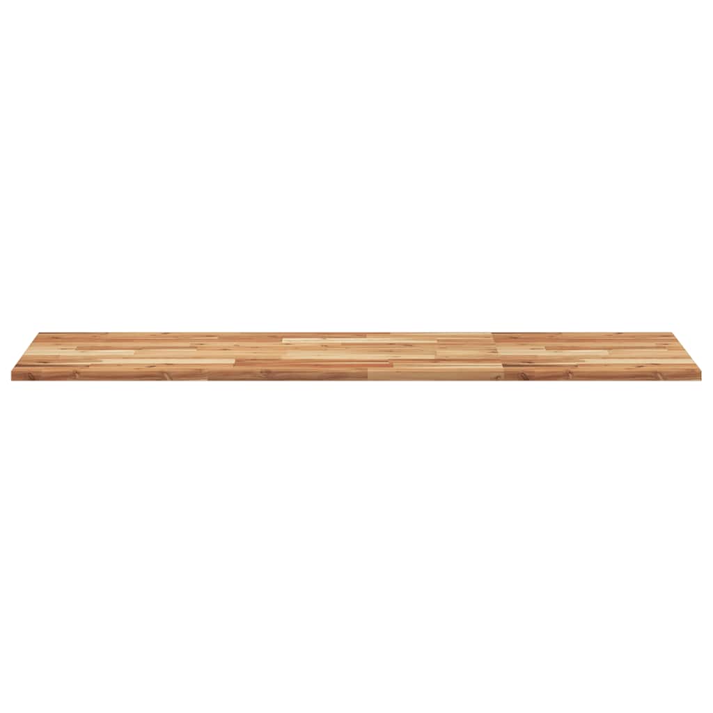 bordplade 140x50x2 cm rektangulær massivt akacietræ