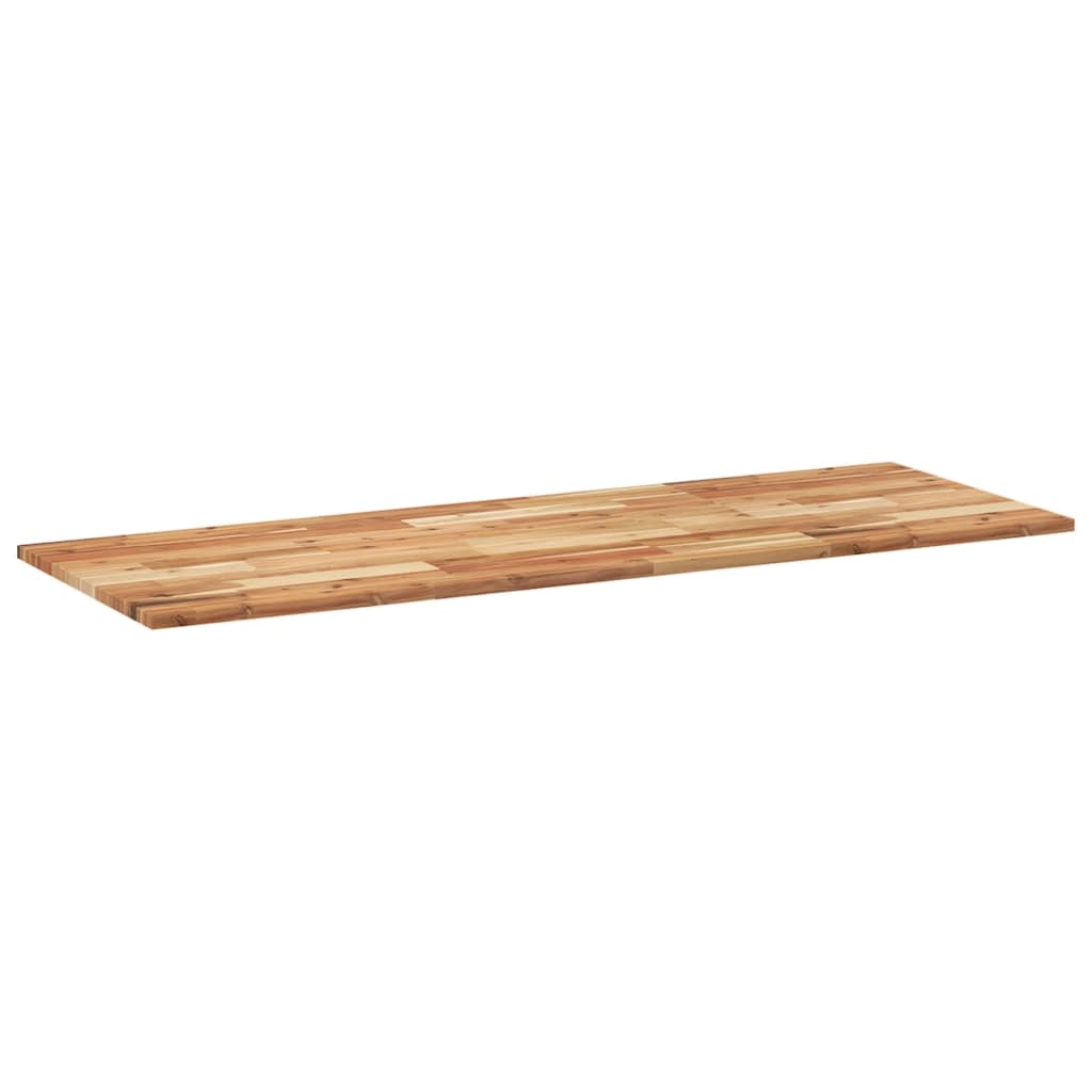 bordplade 160x50x2 cm rektangulær massivt akacietræ
