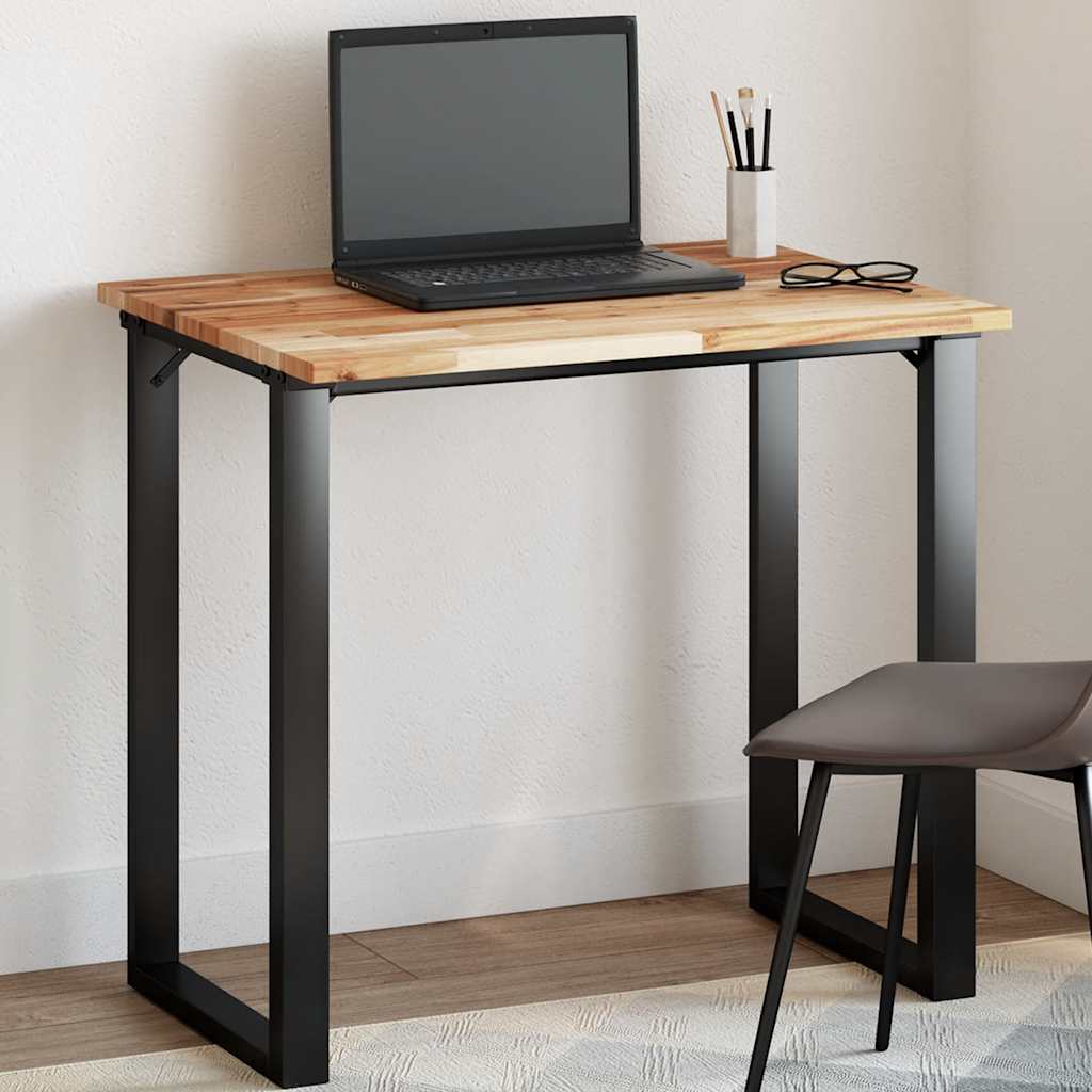 bordplade 80x60x2 cm rektangulær massivt akacietræ billede