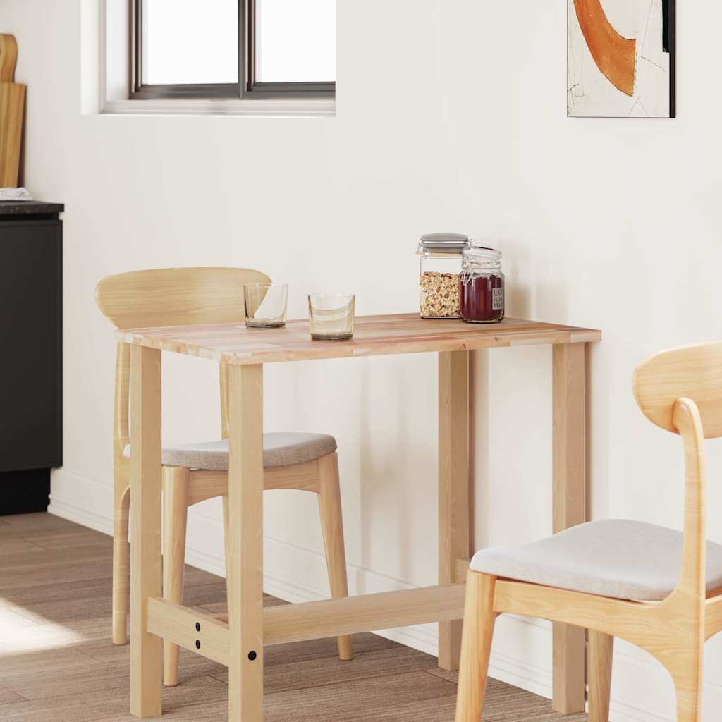 bordplade 100x60x2 cm rektangulær massivt akacietræ
