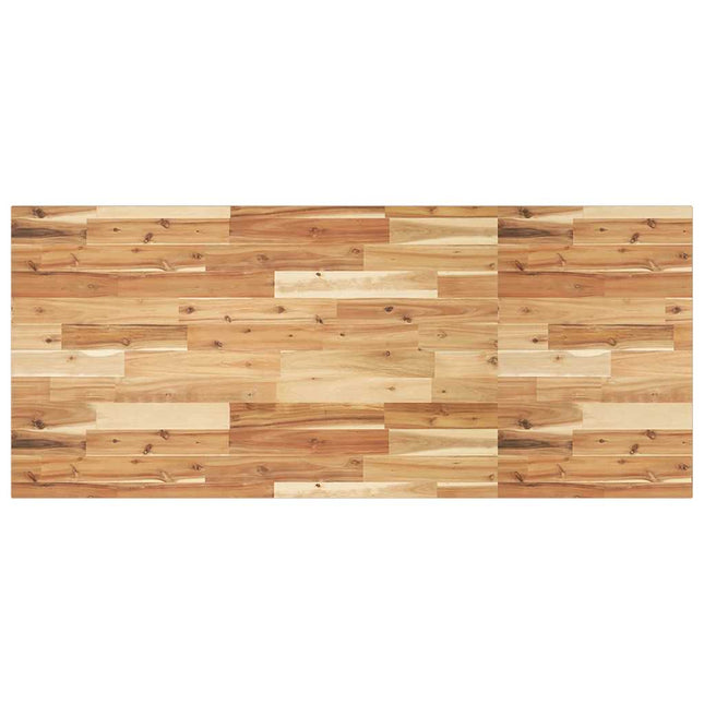 bordplade 120x60x2 cm rektangulær massivt akacietræ