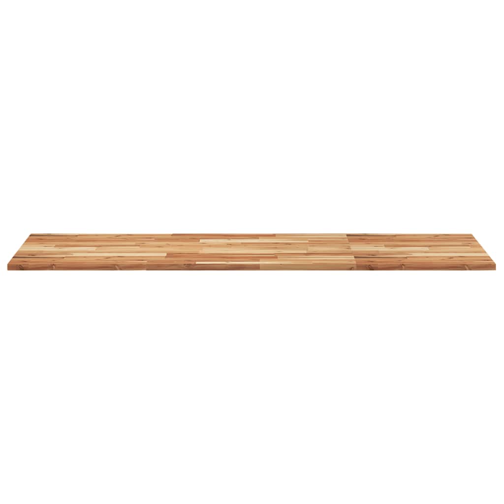 bordplade 120x60x2 cm rektangulær massivt akacietræ