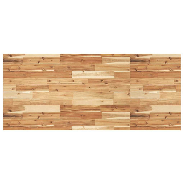 bordplade 140x60x2 cm rektangulær massivt akacietræ