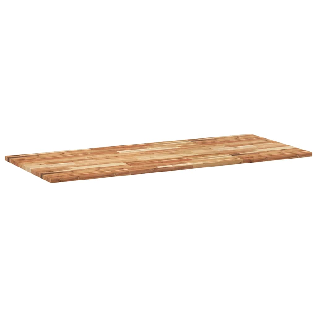 bordplade 140x60x2 cm rektangulær massivt akacietræ