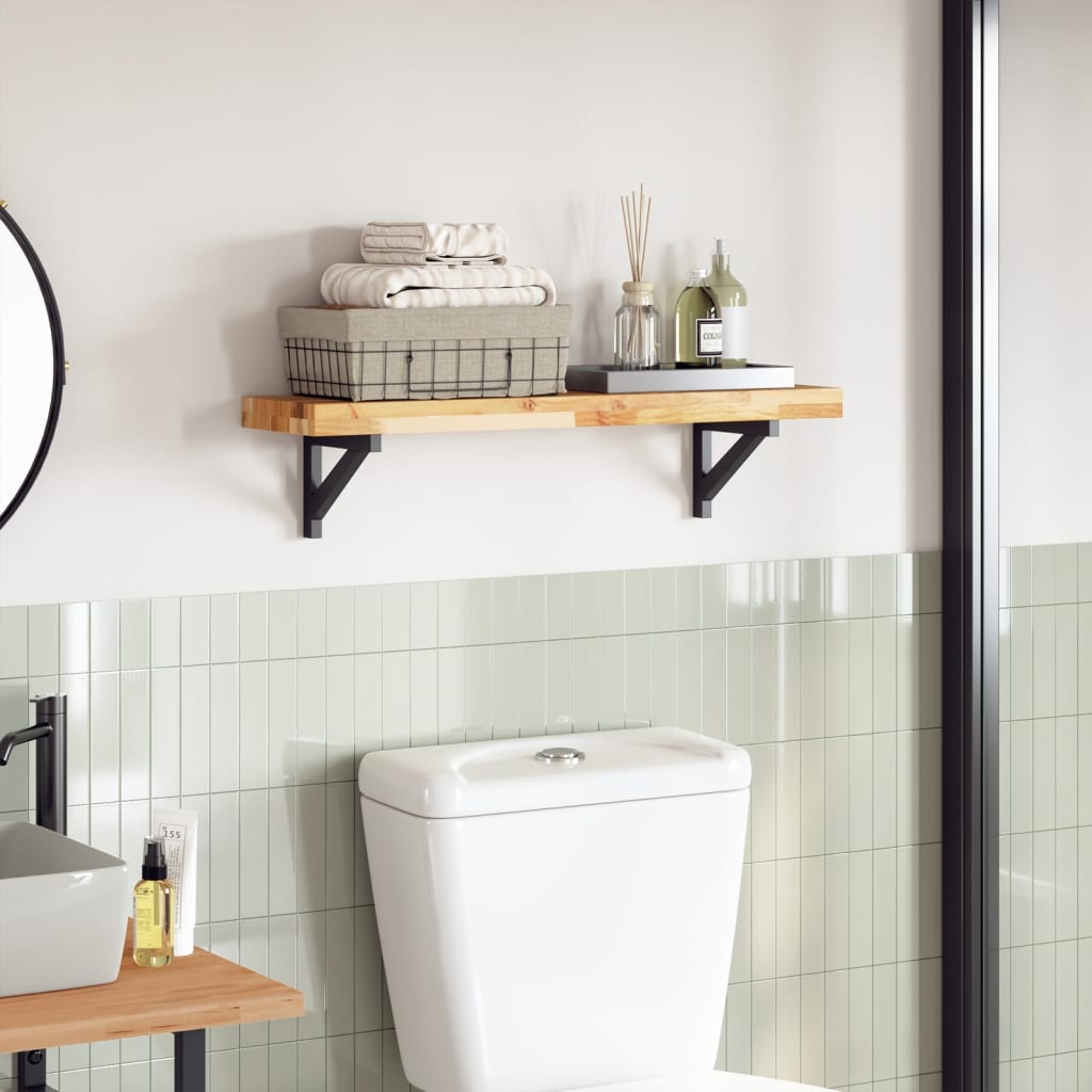 bordplade 80x20x4 cm rektangulær massivt akacietræ billede