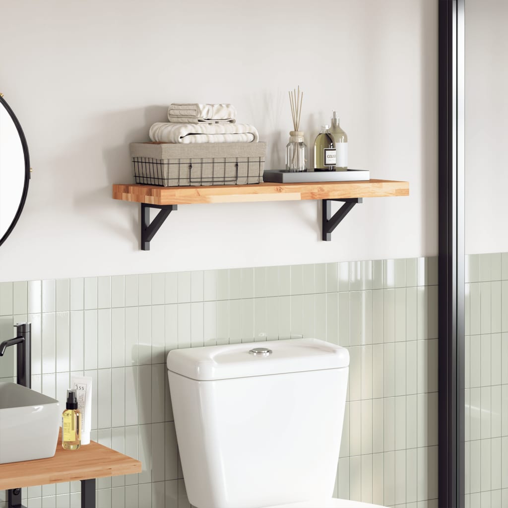 bordplade 80x30x4 cm rektangulær massivt akacietræ billede