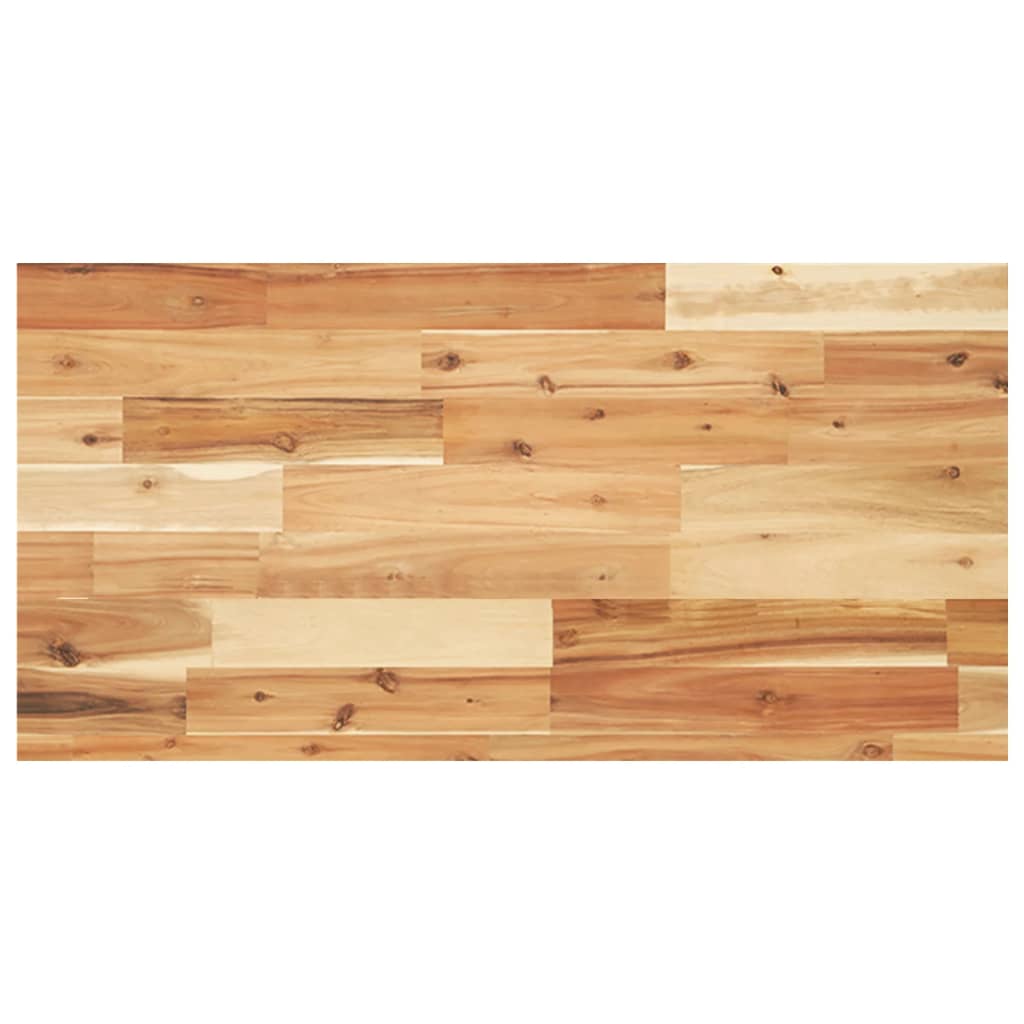 bordplade 80x40x4 cm rektangulær massivt akacietræ