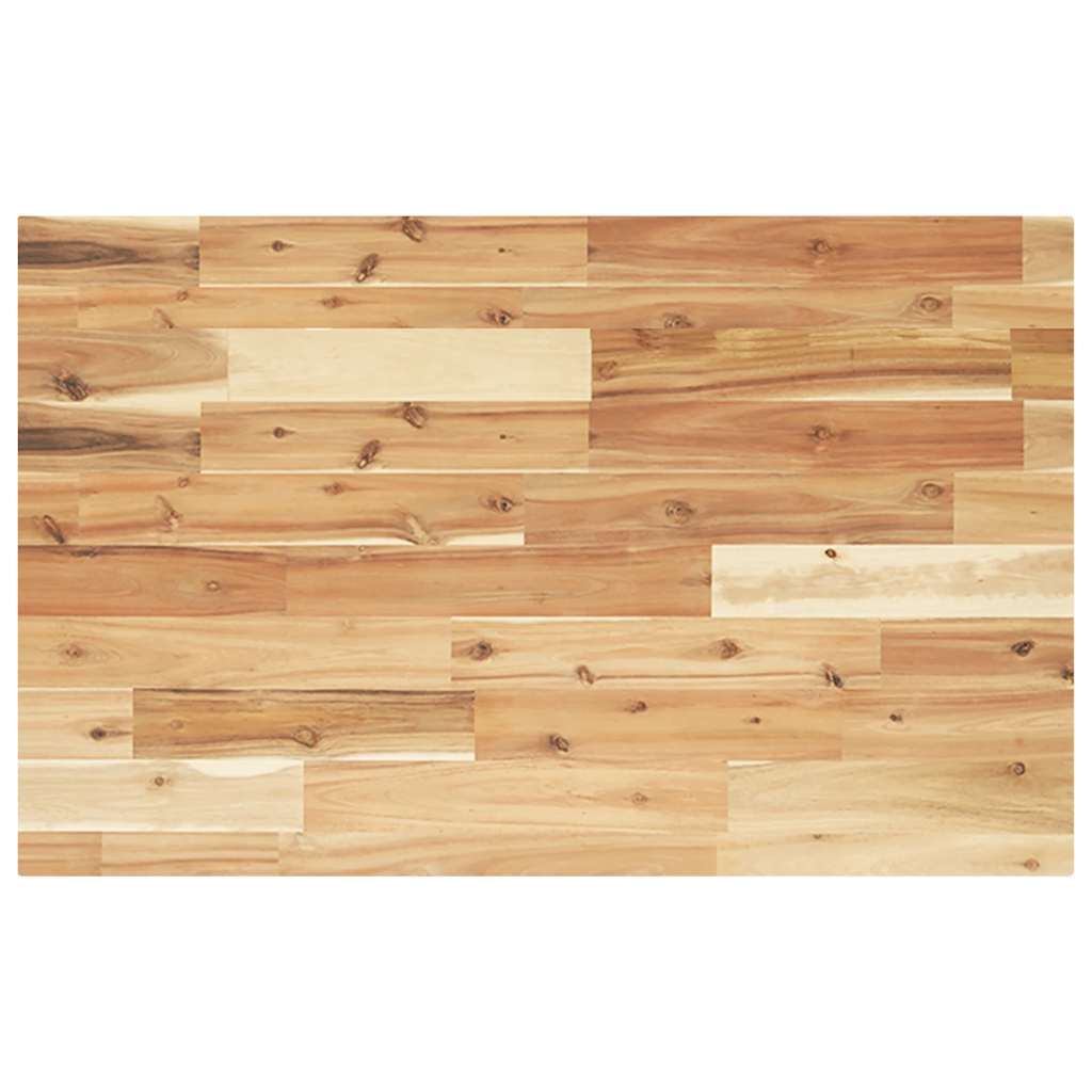 bordplade 60x50x4 cm rektangulær massivt akacietræ