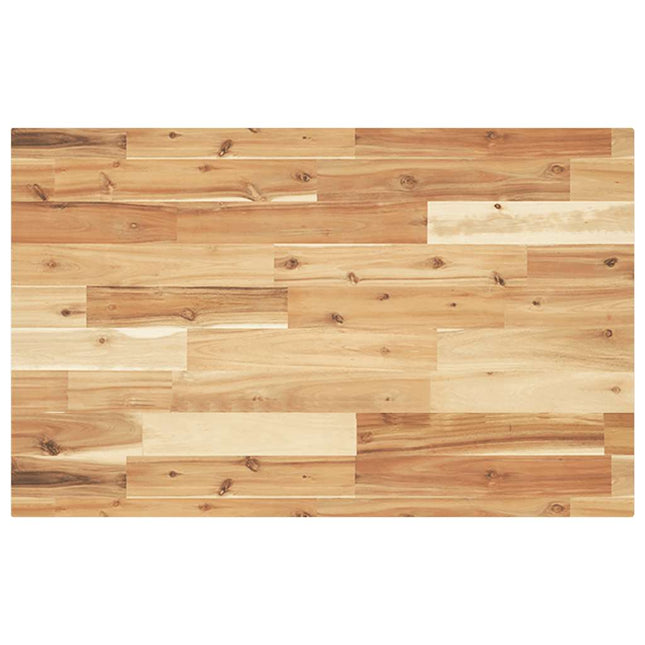 bordplade 120x50x4 cm rektangulær massivt akacietræ