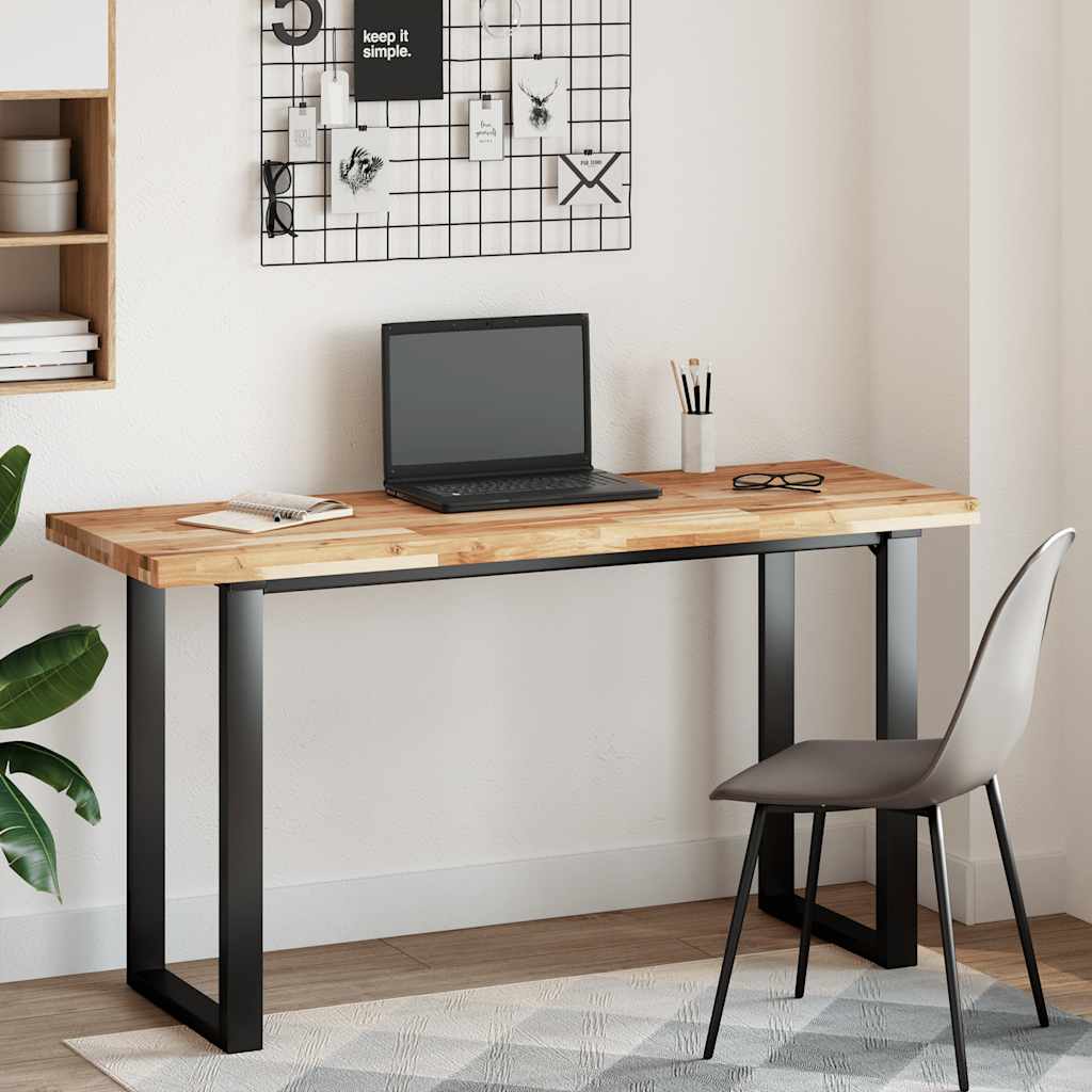 bordplade 120x50x4 cm rektangulær massivt akacietræ