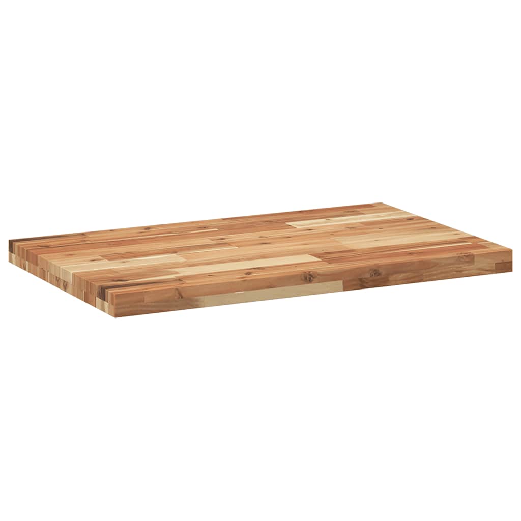 bordplade 120x50x4 cm rektangulær massivt akacietræ