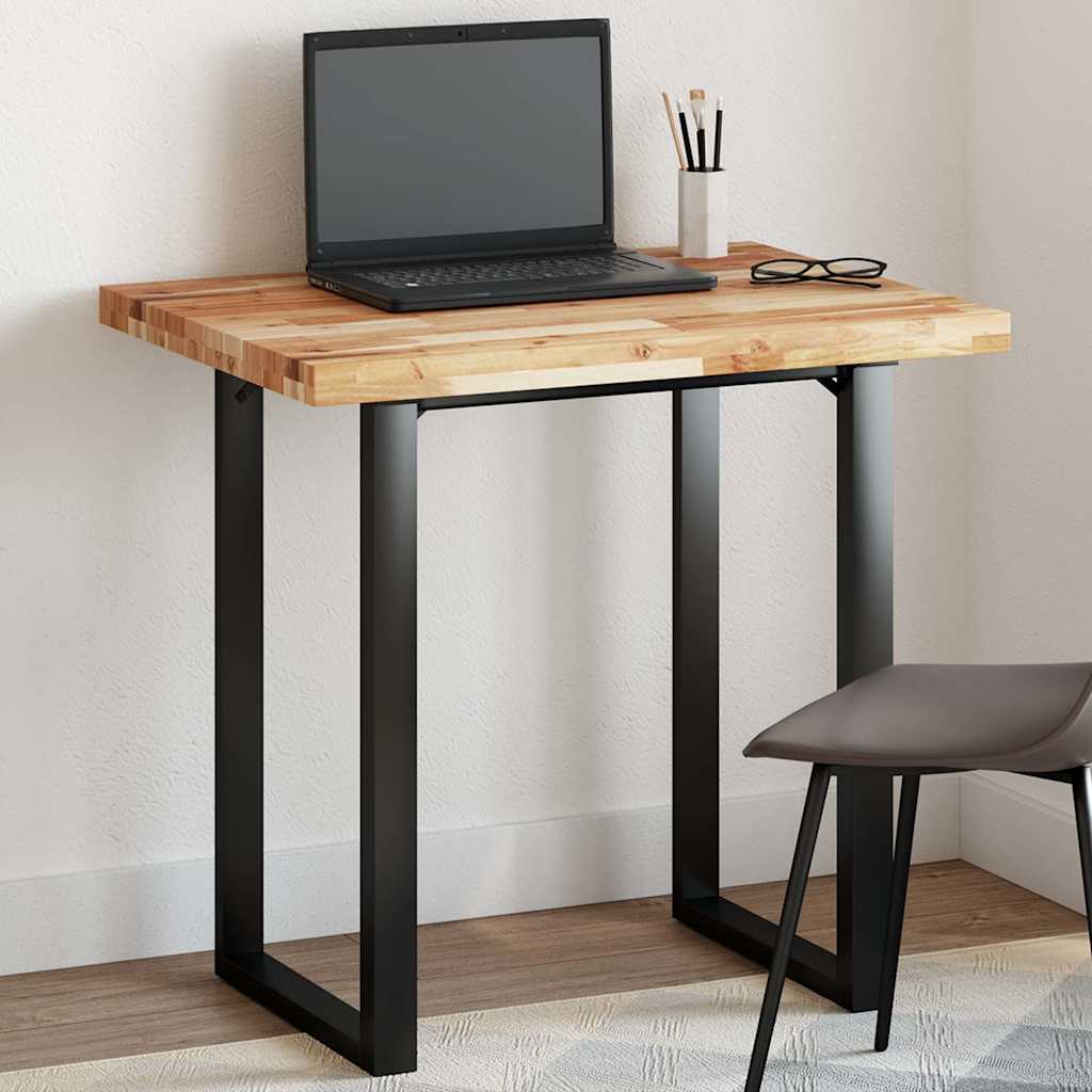 bordplade 80x60x4 cm rektangulær massivt akacietræ